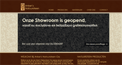 Desktop Screenshot of ankersnatuursteen.nl