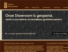 Tablet Screenshot of ankersnatuursteen.nl